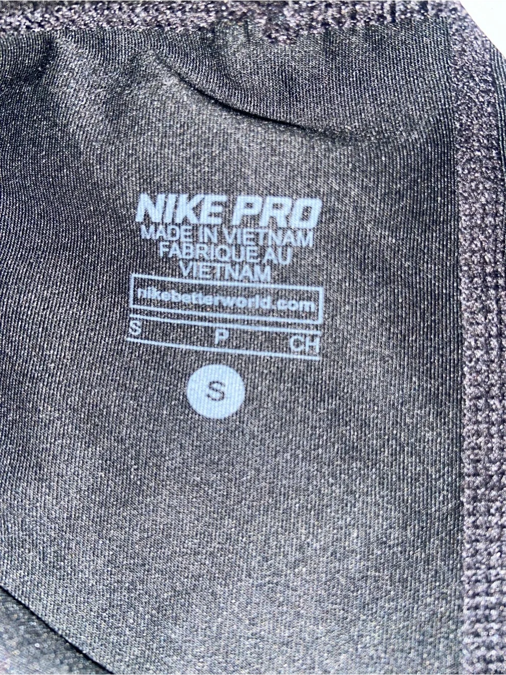 Nike black logo shorts